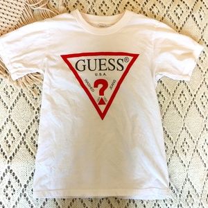 red and white T-Shirt